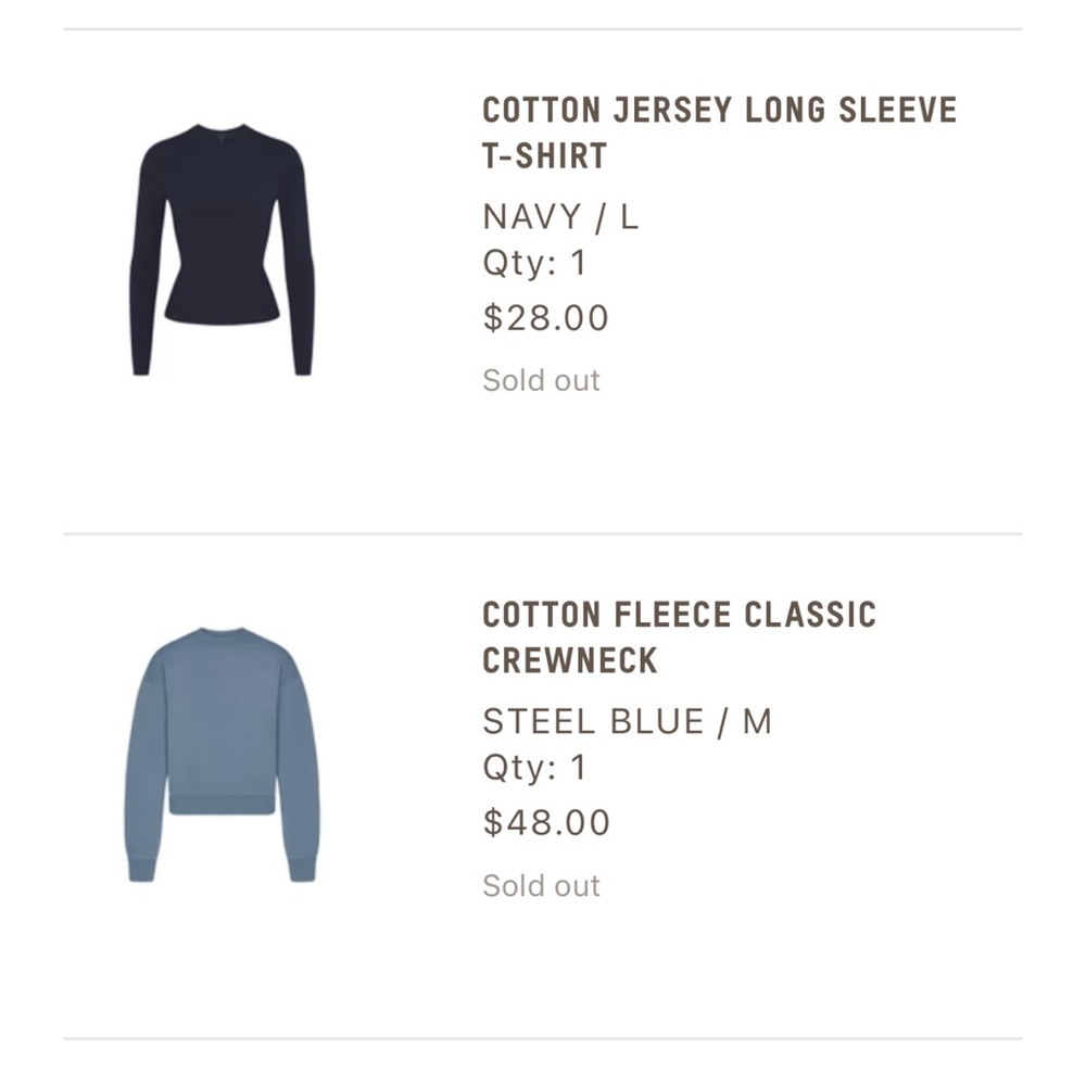 Cotton Jersey Long Sleeve